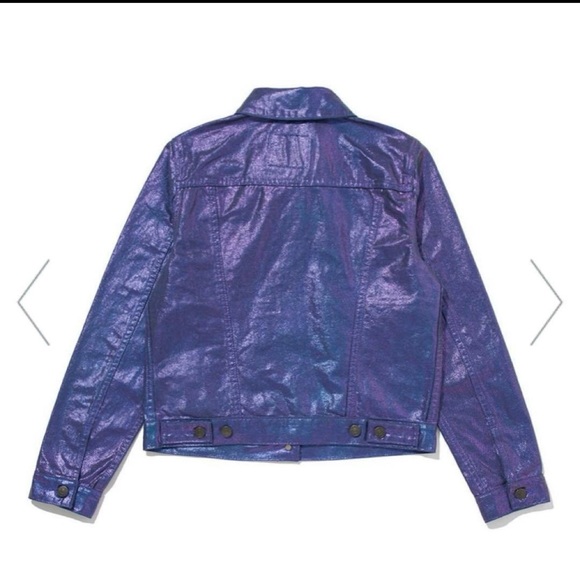 🔮NWT🔮 Levi’s Candy Coated Oil Slick Trucker Jacket Size Medium - Picture 5 of 9